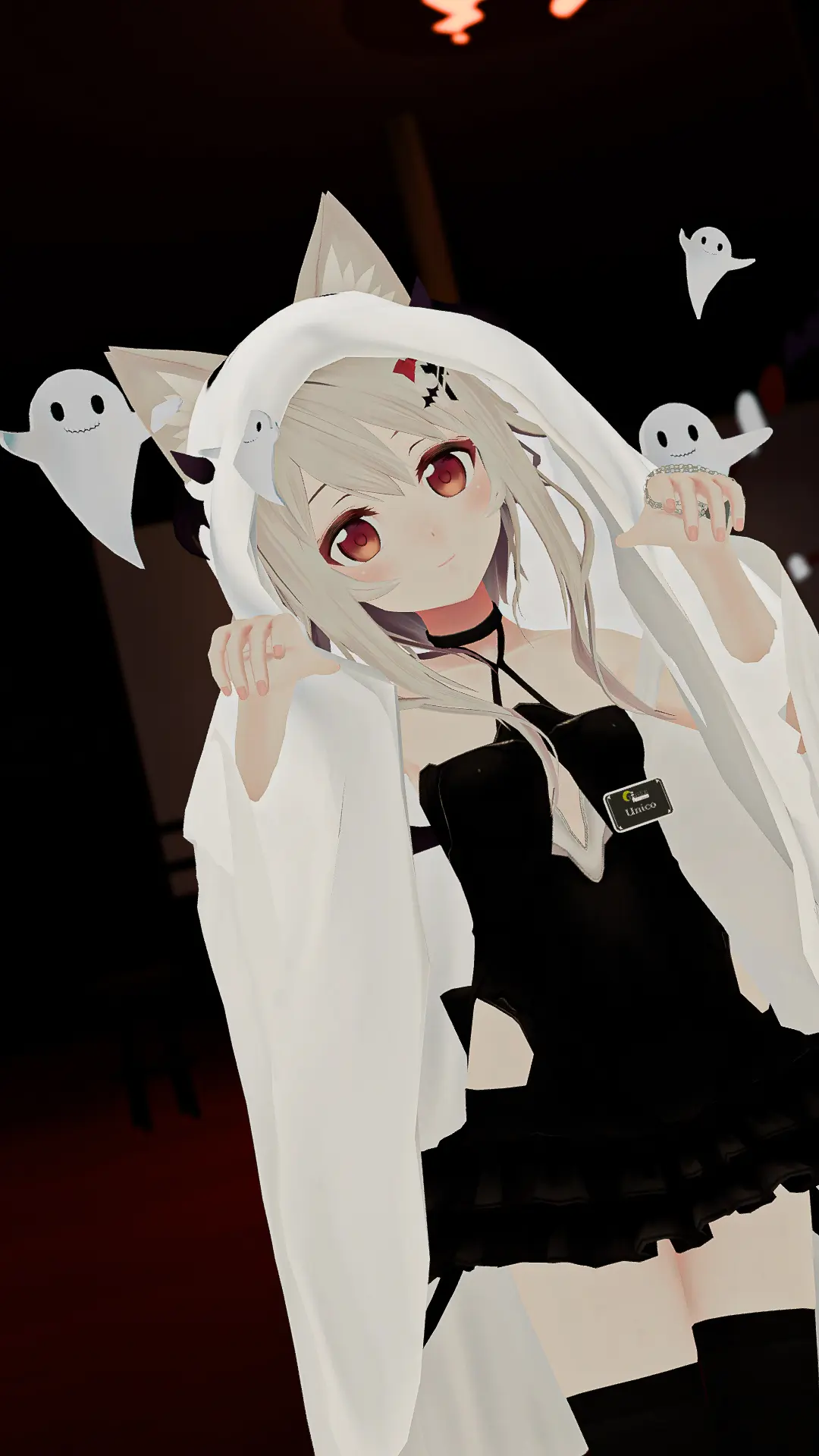 Confessionハロウィンイベントの縦長記念写真