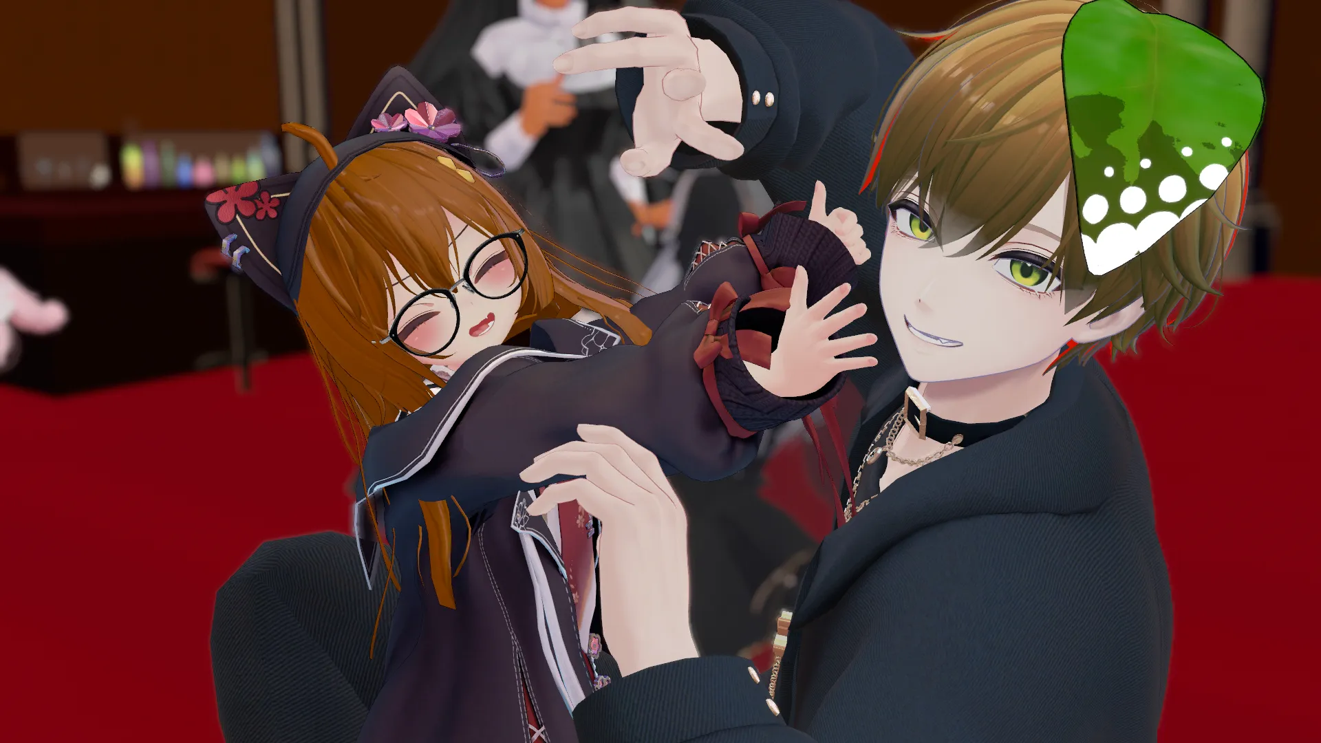 Confessionの聖堂風ワールドでの集合写真